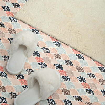 Square wall panel Fan pattern in waves