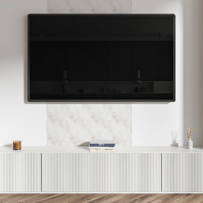 Square tv wall panel Delicate marble pattern