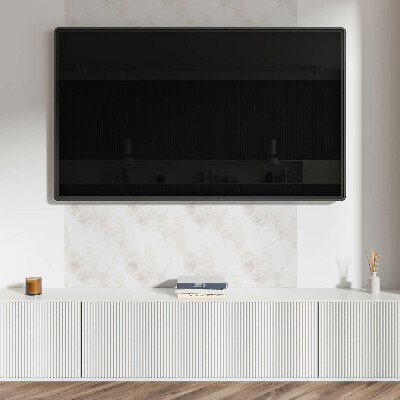 Square tv wall panel Delicate marble pattern
