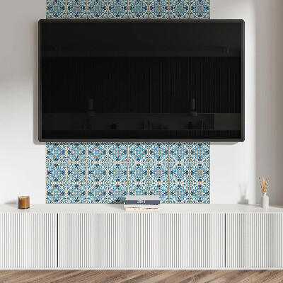 Square wall panel Plant pattern in symmetry
