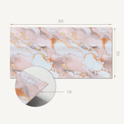 Pvc wall panel Marble pattern with accents