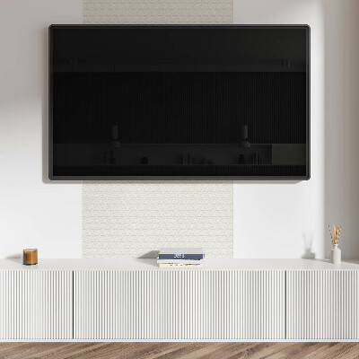 Square wall panel Geometric hexagonal pattern