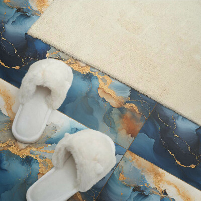 Square wall panel Abstract pattern with waves