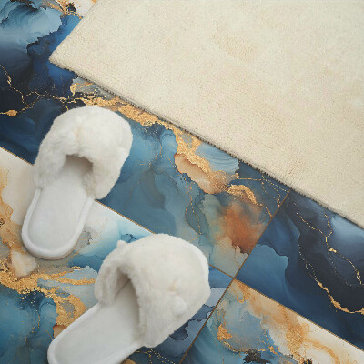 Square wall panel Abstract pattern with waves