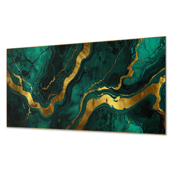 Square wall panel Waves of abstract structure