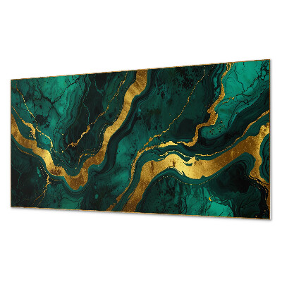 Square wall panel Waves of abstract structure