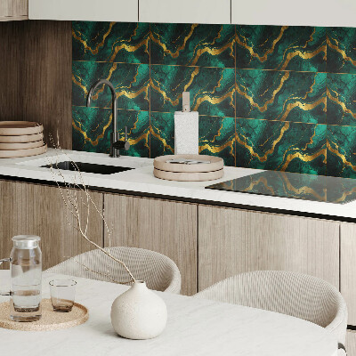 Square wall panel Waves of abstract structure