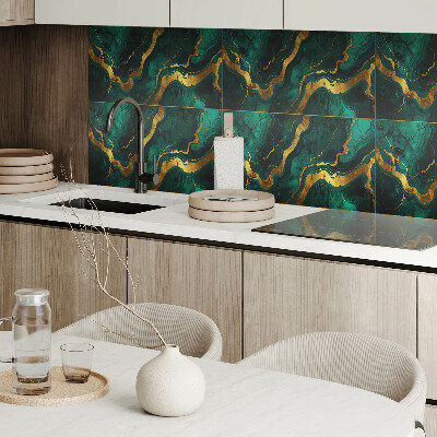 Square wall panel Waves of abstract structure