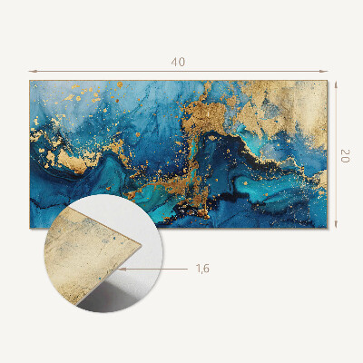 Square tv wall panel Abstract water pattern