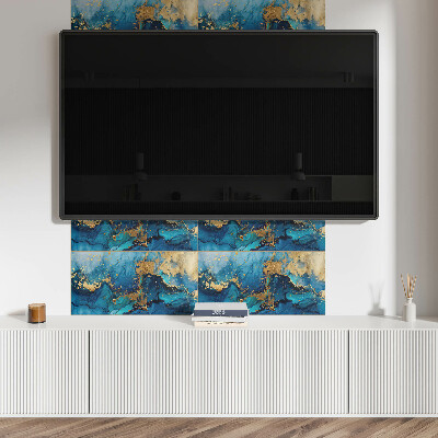 Square tv wall panel Abstract water pattern