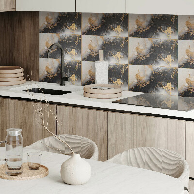 Square wall panel Abstract pattern with spots