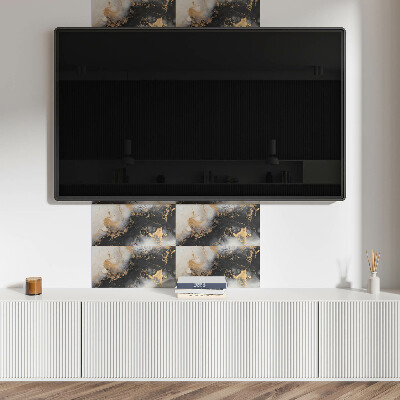 Square wall panel Abstract pattern with spots