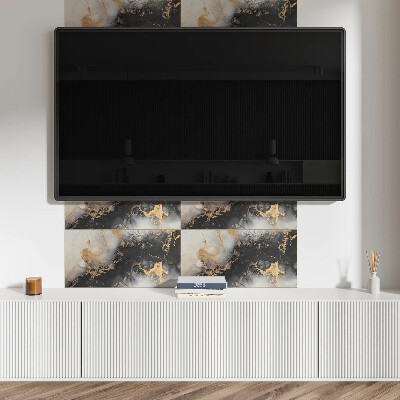 Square wall panel Abstract pattern with spots