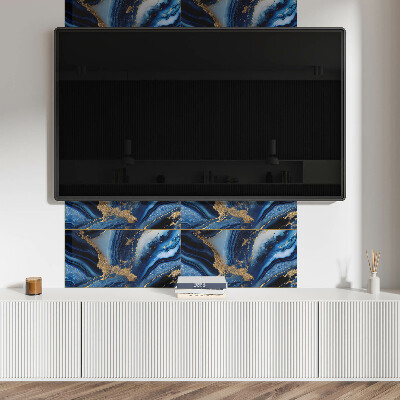 Pvc wall panel Abstract wavy pattern