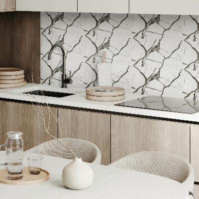 Square tv wall panel Marble pattern with veins