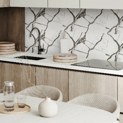 Square tv wall panel Marble pattern with veins