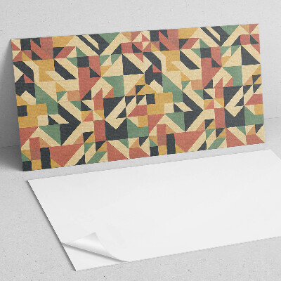 Square wall panel Abstract geometric pattern