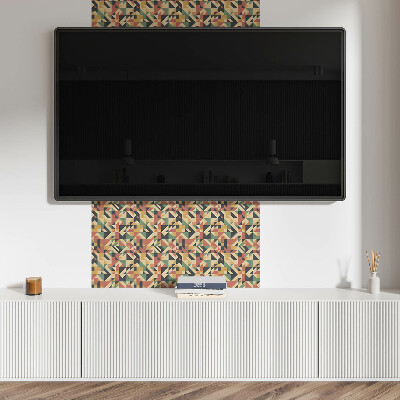 Square wall panel Abstract geometric pattern