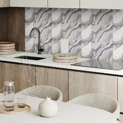 Pvc wall panel Abstract waves and veins
