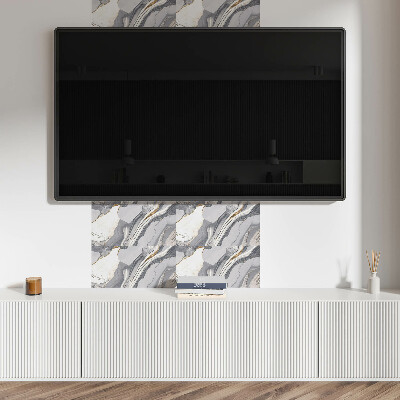 Pvc wall panel Abstract waves and veins