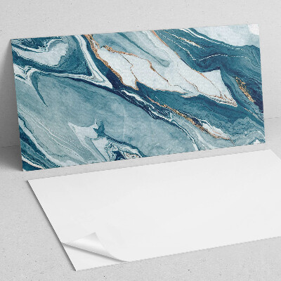 Square wall panel Abstract waves in motion