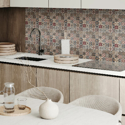 Pvc wall panel Mosaic patterns in the layout