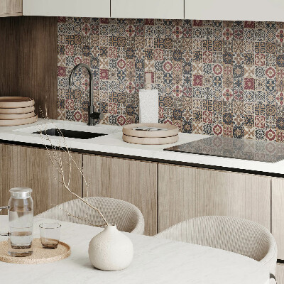 Pvc wall panel Mosaic patterns in the layout