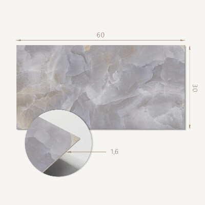 Square tv wall panel Natural stone pattern