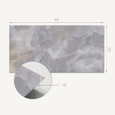 Square tv wall panel Natural stone pattern