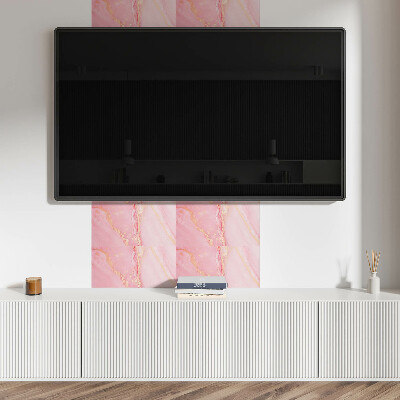 Square tv wall panel Abstract marble pattern