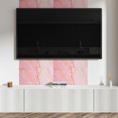Square tv wall panel Abstract marble pattern