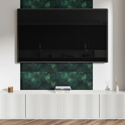 Square tv wall panel Veined marble pattern