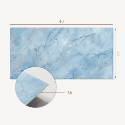 Square wall panel Abstract marble pattern