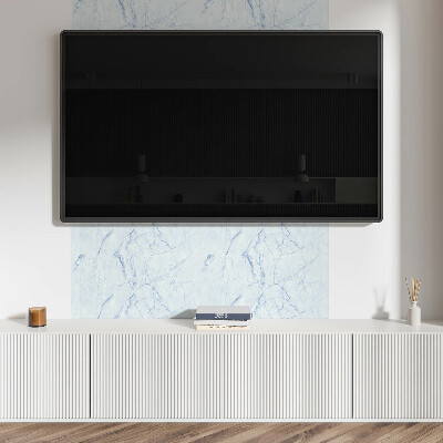 Square tv wall panel Veined marble pattern