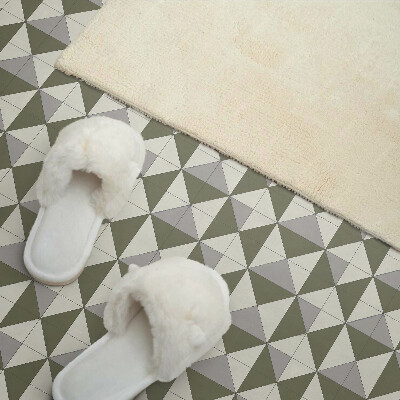 Square tv wall panel Geometric triangle pattern