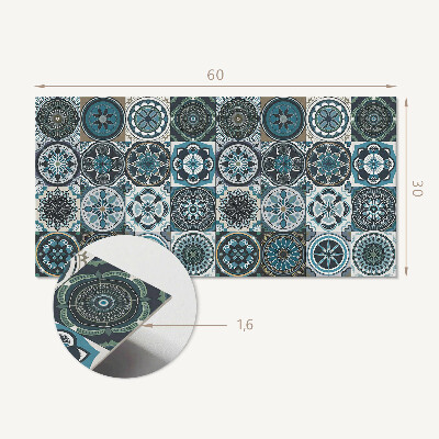 Pvc wall panel Checkered mosaic patterns