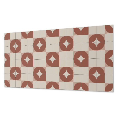 Square wall panel Geometric pattern with circles