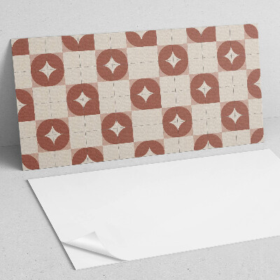 Square wall panel Geometric pattern with circles