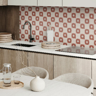 Square wall panel Geometric pattern with circles