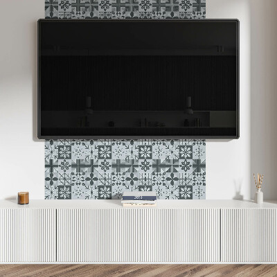Pvc wall panel Geometric patterns in mosaic