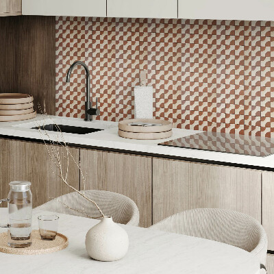 Square tv wall panel Geometric patterned tiles