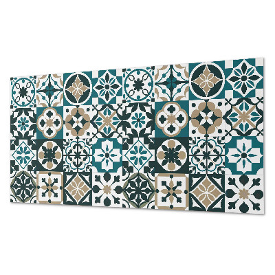 Square wall panel Tile patterns in the layout