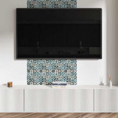 Square wall panel Tile patterns in the layout