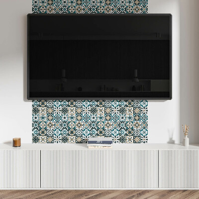 Square wall panel Tile patterns in the layout
