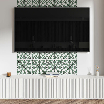 Pvc wall panel Plant pattern with symmetry
