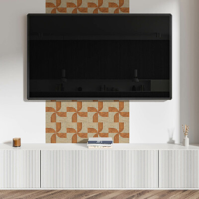 Pvc wall panel Geometry with arcs