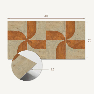 Pvc wall panel Geometry with arcs