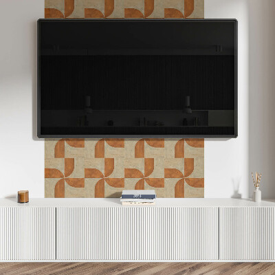 Pvc wall panel Geometry with arcs