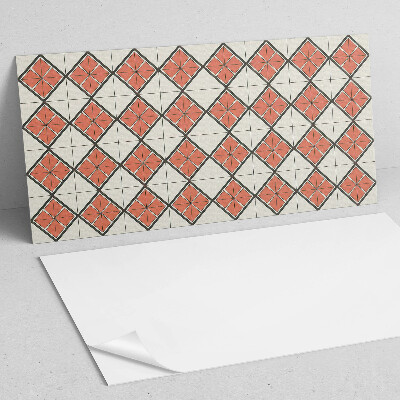 Square tv wall panel Geometric diamond pattern