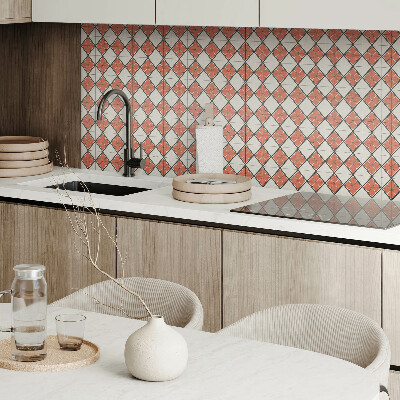 Square tv wall panel Geometric diamond pattern